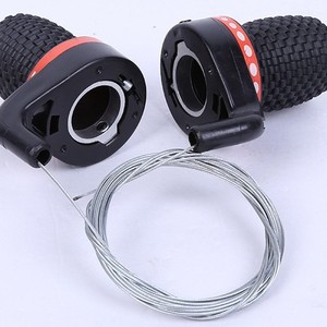 Palanca de cambios de 6 velocidades para bicicleta de montaña con puños y cable para desviador de bicicleta - Product Image 3