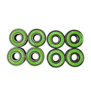 Roulements à billes à gorge profonde en acier chromé personnalisés 608 RS ABEC-7 avec joints en caoutchouc pour skateboard, trottinette, patins à roulettes – Durables et haute précision - Product Image 3