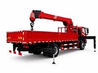 Grue télescopique hydraulique tout-terrain montée sur camion, haute performance, pour les travaux d'ingénierie de levage lourd.