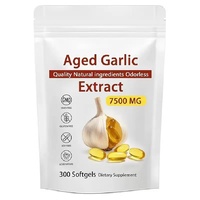 Gélules d'extrait d'ail OEM 7500mg - Capsules d'huile d'ail biologique pour les soins capillaires