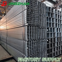Tuyaux carrés en acier galvanisé, directement de l'usine, pour la construction de supports au sol et systèmes de support de structure pour fermes solaires photovoltaïques