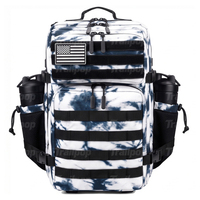 Sac à dos de fitness Trailpop 45L avec logo personnalisé, compartiments pour bouteille shaker, boîte à pilules et organiseur de suppléments pour la musculation