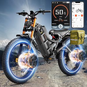 Nouveau design, vélo de montagne électrique haute performance 60v 5000W, puissant, pour adultes, vélo électrique tout-terrain - Product Image 2