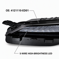 Feu de jour LED avant gauche OE 4121110-ED01 pour Changan Deepal S07 Deepblue S07, prise 5 fils, clignotant