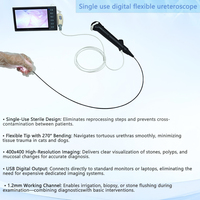 Endoscope vétérinaire, équipement médical, endoscopes vidéo HD, bronchoscope USB 2,8 mm 160 K30fps avec capteur CMOS, à usage unique