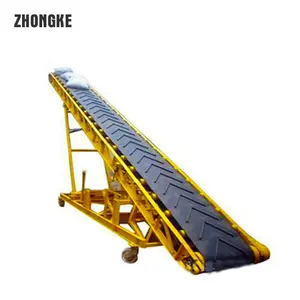 Taş kaya kırma tesisi için lastik bant konveyör yüksek açılı konveyör bant - Product Image 2