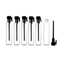 Mini 1ml 2ml 3ml échantillon de verre bouteilles de parfum vide petit atomiseur flacon testeur pour cosmétiques sérigraphie Surface