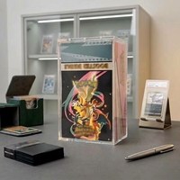 Boîte de présentation magnétique en acrylique transparente personnalisée pour les boosters Pokémon Ascended Heroes, anti-poussière, pour cartes à collectionner TCG
