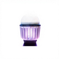 Lampe de camping multifonctionnelle portable rechargeable, étanche, anti-moustiques, pour l'extérieur et la maison