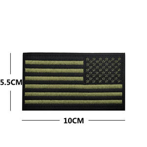 모자용 <span class=keywords><strong>Gadsden</strong></span> 깃발이 특징인 자수 다리미 온 펠트 패치 - Product Image 2