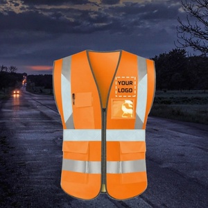 Customizable Security <b>Reflective</b> Safety Vest Polyester <b>Material</b> Polyurethane Radiation-Proof for Seguran Dry Featuring Logo - Product Image 5