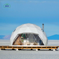 Dôme de glamping transparent en PVC pour l'extérieur, tente d'hôtel de luxe, resort