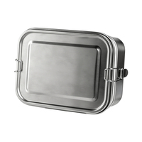 Boîte à lunch isotherme double couche en acier inoxydable avec logo personnalisé – Nouveauté, idéale pour l'école, les repas nomades et les nouveau-nés – Vente flash
