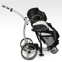 Chariot de golf électrique à cadre en acier personnalisé, usine G9R, chariot de golf léger à pousser avec télécommande et croisière automatique