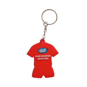 Custom Logo Size Color Rubber Promotional Keychains Accessories Keychain