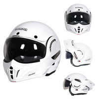 B707 Fabrication en usine Casques de moto ECE DOT Casque modulaire à barre rabattable Casque de motos ABS pour hommes