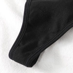 Vrouwen Sexy Ondergoed Geribbelde Katoenen Slips Sexy Slipje Naadloze Onderbroek Lage Taille Thong Panty - Product Image 4