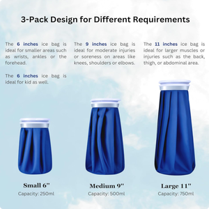Komfortables wieder verwendbares elastisches atmungsaktives Heiß-und Kalt therapie paket lindert Schmerz verletzungen mit Eis beutel verpackung für die Wasser therapie - Product Image 4