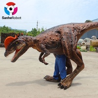 Costume de dinosaure animatronique de marche réaliste adulte Offre Spéciale pour Halloween décorations d'intérieur aventures centres commerciaux parcs