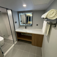 Maison préfabriquée en aluminium de luxe en Chine Hôtel intelligent moderne Maison préfabriquée à capsule de camping portable