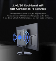 New OEM Vesa Mount NUC Mini PC Core I7 8 Core 2*DDR4 M.2 SATA 6USB Windows 11/Linux OS Desktop Computer Home Office Business