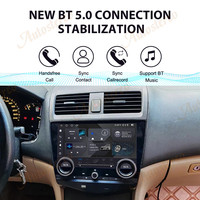 Autoestéreo Android 13 con GPS para Auto, Reproductor de CD para Honda Accord 2004-2007, Carplay, Navegación, Unidad Principal, Reproductor Multimedia, Grabadora de Cinta