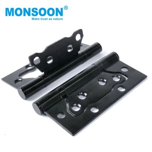 บานพับประตูบานเลื่อนพับได้ สแตนเลสชุบนิกเกิล แบบโมเดิร์น ลูกปืน บิซากรา ปิดแบบนุ่มนวล เงียบ ไร้เสียง แบบฝัง - Product Image 4