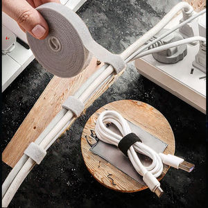 <span class=keywords><strong>สาย</strong></span>รัดไนลอนพับได้สำหรับจัดระเบียบ<span class=keywords><strong>สาย</strong></span>สัญญาณเสียงที่ยืดหยุ่นได้สำหรับจัดการสายรัดคอมพิวเตอร์ในห้องนั่งเล่นตู้เสื้อผ้า - Product Image 3