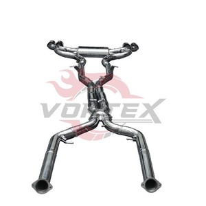 Kit d'échappement Vortex SS304 Valvetronic compatible avec BMW X3M X4M F97 F98 S58, silencieux de performance racing, système cat-back amélioré. - Product Image 5