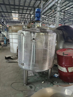 Industriële Roestvrijstalen 316l Chemische Mengtank Apparatuur Dispergeermachine 500l-5000l Capaciteit Agitator Mixer Verwarming/Koeltank