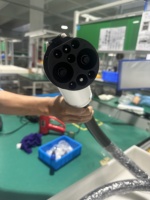 Adaptateur/convertisseur de câble de charge EV DC femelle GBT 125A 5 mètres Pistolet de charge EV GB/T