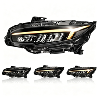 Phare LED pour Honda Civic 10ème génération 2016-2021, phare avant modifié, remplacement, pièces d'éclairage automobile, plug and play