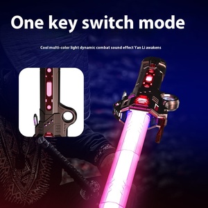 Épée <span class=keywords><strong>laser</strong></span> 2-en-1 BJQ pour enfants, <span class=keywords><strong>sabre</strong></span> <span class=keywords><strong>laser</strong></span> en plastique avec effets sonores et scintillants pour garçons et filles - Product Image 4