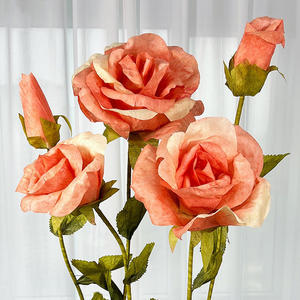 Decorazione nuziale festa forniture per feste Layout palco meccanico automatico <span class=keywords><strong>apertura</strong></span> e chiusura fiori giganti puntelli - Product Image 5