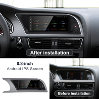 Radio Multimedia para Auto STWEI con Snapdragon665, Pantalla de 8.8 Pulgadas, CarPlay Inalámbrico, para AUDI 08-16 A5 S5, Unidad Principal, Bluetooth