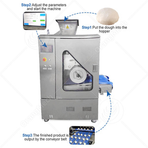 Divisora y Boleadora de Masa Automática, de Acero Inoxidable SUS304, Máquina Comercial para Hacer Bolas de Masa para Pan, Pizza y Hamburguesas - Product Image 6