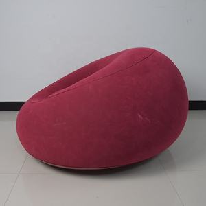 Nouveau style de canapé moderne et durable pour adultes et enfants, chaise <span class=keywords><strong>gonflable</strong></span> transparente en PVC à paillettes, idéale pour la détente en extérieur - Product Image 3