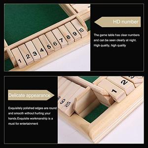 Boîte <span class=keywords><strong>de</strong></span> jeux en bois <span class=keywords><strong>pour</strong></span> enfants et adultes, livraison rapide, cadeaux promotionnels, prêt <span class=keywords><strong>à</strong></span> livraison, 8.8 pouces, offre spéciale - Product Image 3