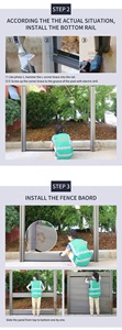 Clôture extérieure <span class=keywords><strong>en</strong></span> bois écologique, clôture de jardin décorative <span class=keywords><strong>en</strong></span> plastique Composite, clôture de balcon pour maisons - Product Image 6