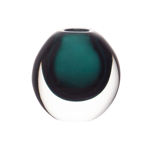 Decoración para Sala de Estar, Florero de Cristal Verde Compacto, Adornos Navideños - Product Image 3