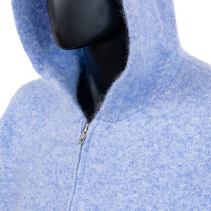 Cardigan en <span class=keywords><strong>mohair</strong></span> personnalisé TOPSHOW avec logo, pull décontracté à capuche en maille pour homme, veste ample en <span class=keywords><strong>mohair</strong></span> épais - Product Image 2