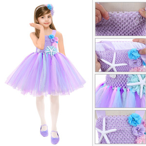 2024 Led Tutu incandescente abito blu Tulle ragazze festa di compleanno fase bambina bambina vestito da principessa costumi per le ragazze - Product Image 2
