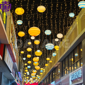 ไฟเรซินจำลองแบบ IP65กันน้ำได้สำหรับกลางแจ้งไฟรูปดาวปล่องภูเขาไฟแบบนูนสำหรับบรรยากาศในสวนในร่ม - Product Image 1