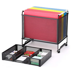 Organisateur de <span class=keywords><strong>dossiers</strong></span> suspendu en métal personnalisé <span class=keywords><strong>avec</strong></span> <span class=keywords><strong>tiroir</strong></span>, rangement pour lettres/A4, plateau de documents multifonctionnel pour le <span class=keywords><strong>bureau</strong></span>, porte-documents - Product Image 1