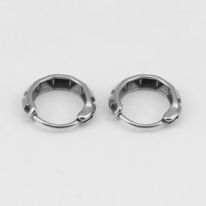 Boucles d'oreilles manchette tendance pour femmes et hommes, en acier inoxydable chirurgical 316L, prix de gros, bijoux personnalisés - Product Image 6