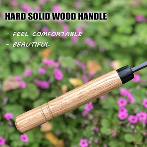 Thời trang hàng đầu 13-inch bằng gỗ Ergonomic thoải mái xử lý hoe cho đào, nới lỏng và làm cỏ trang trại thực hiện - Product Image 4