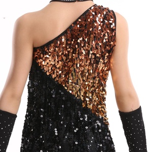 Bestdance Sparkling Sequin Senza Maniche Aderente Elastico Mini <span class=keywords><strong>Vestito</strong></span> Da Partito della ragazza - Product Image 5