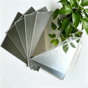 Feuille de miroir en PET, panneau de miroir en plastique PET flexible et incassable pour jouets, artisanat, décoration murale intérieure - Product Image 1