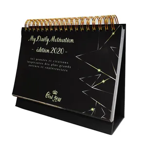 365 Dagen Inspirational Staande Flip Kalender Perpetual Bureau Spiraal Tafel Kalenders Custom