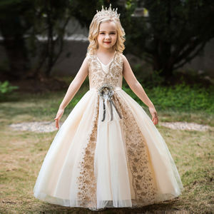 Vestidos de Novia con Apliques para Niñas de 5 a 14 Años, Vestido de Fiesta, Vestido de Princesa Infantil - Product Image 2